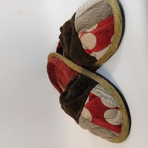 Patchwork slippers